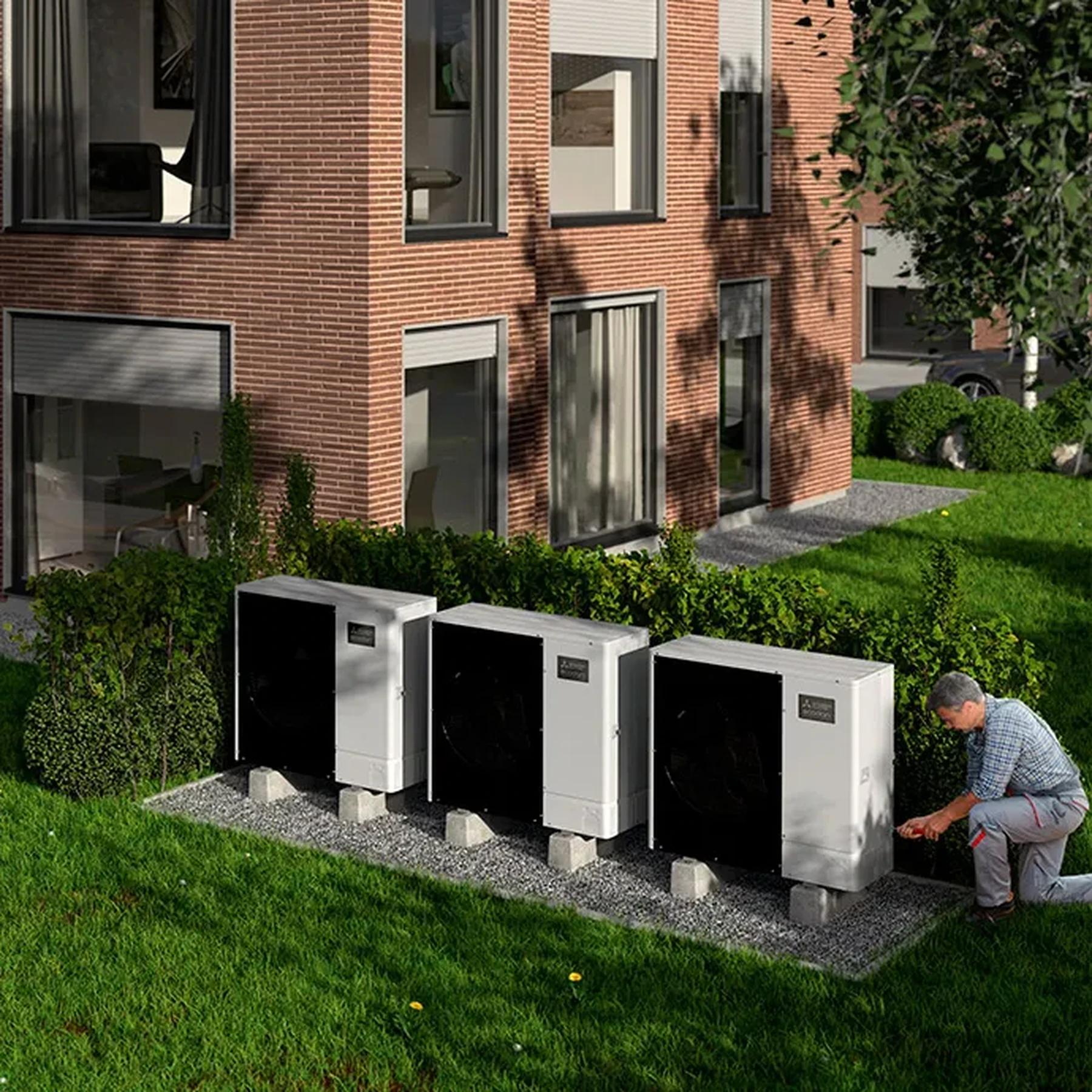 Pompes A Chaleur En Cascade Mitsubishi Electric